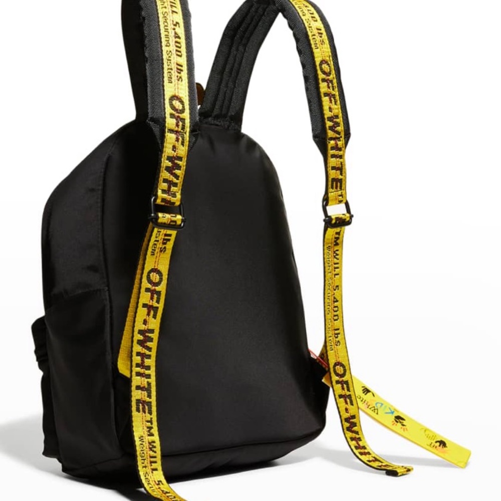 NWT OFF-WHITE Script Logo Arrow-Print Small Backpack - Picture 2 of 11